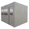 Panel Built In-Plant Office, 8'x12', 2 Wall, Class A Fire Rating, Gray Includes: 2 lights, 3 Outlets, 1 Doors IPO8128-2-GY - alternate 1